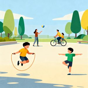 Zabawy ruchowe dla całej rodziny